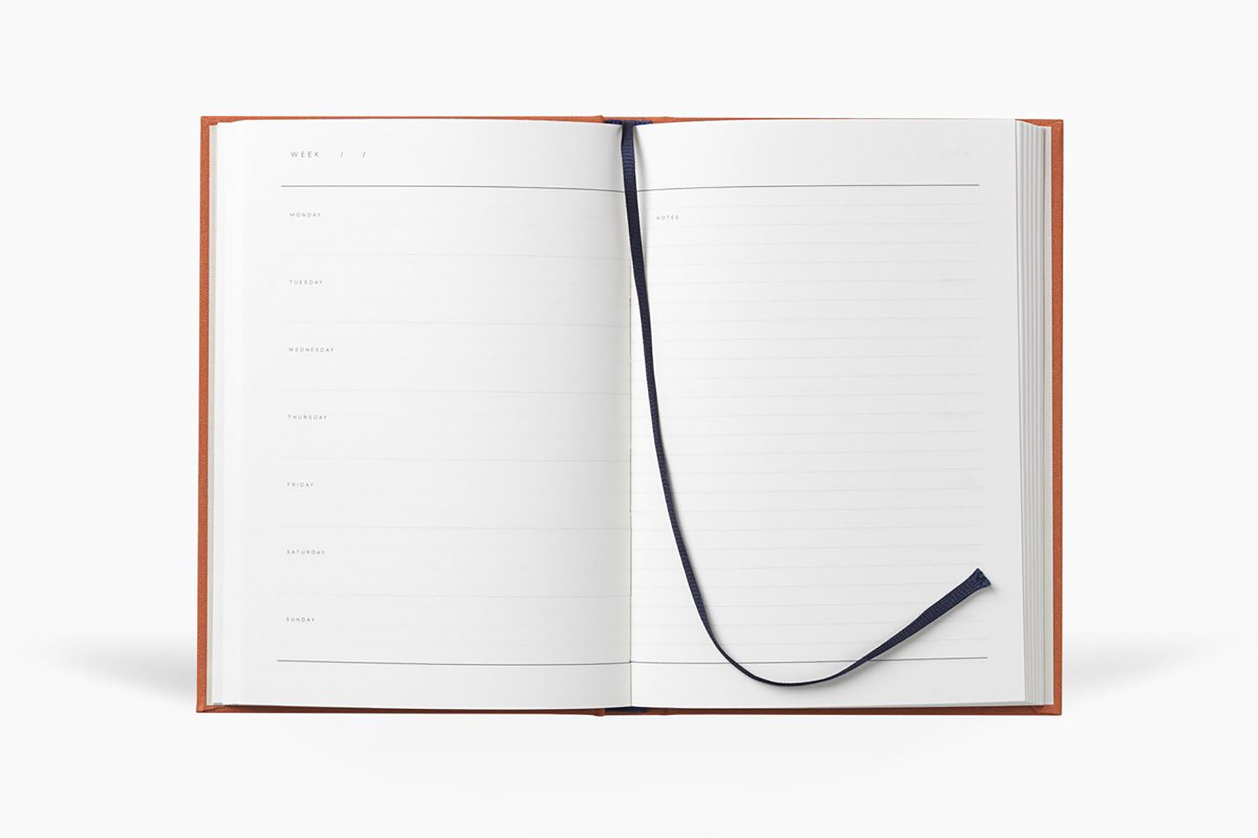 Even Weekly Journal - rudy, NOTEM, design sklep papierniczy, domowe biuro