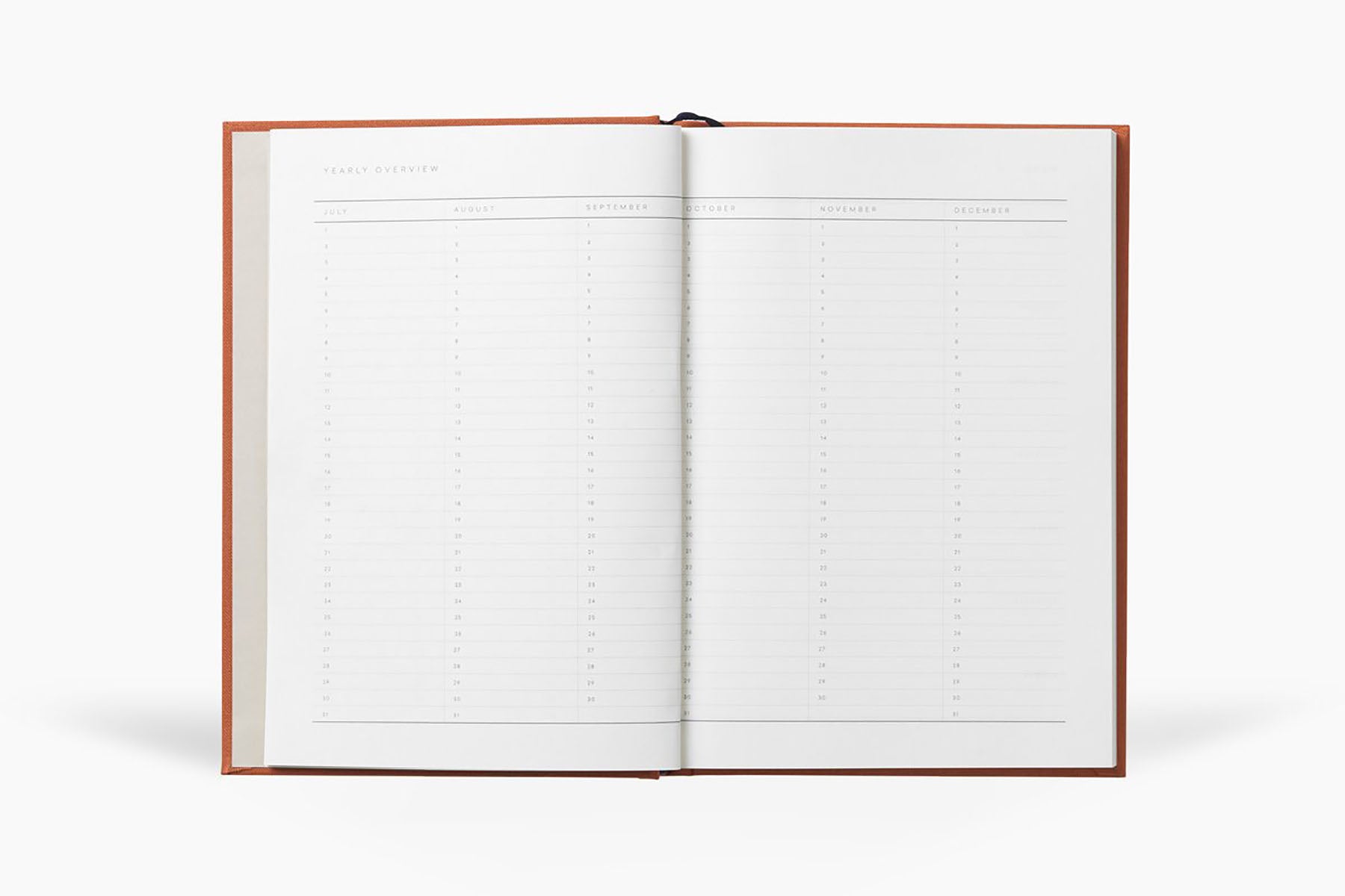 Even Weekly Journal - rudy, NOTEM, design sklep papierniczy, domowe biuro