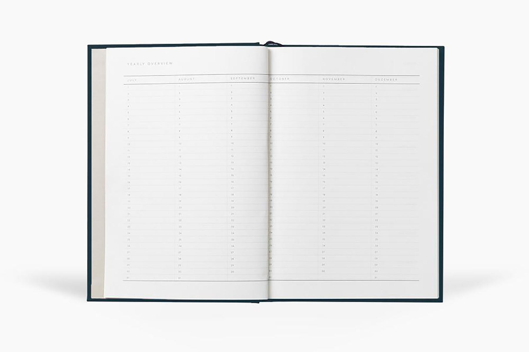 Even Weekly Journal - granatowy, NOTEM, design sklep papierniczy, domowe biuro