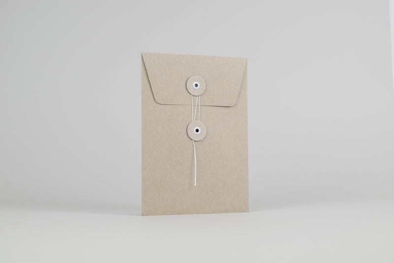 Eko koperty z guzikami B6, Papierniczeni, design artykuły biurowe, domowe biuro