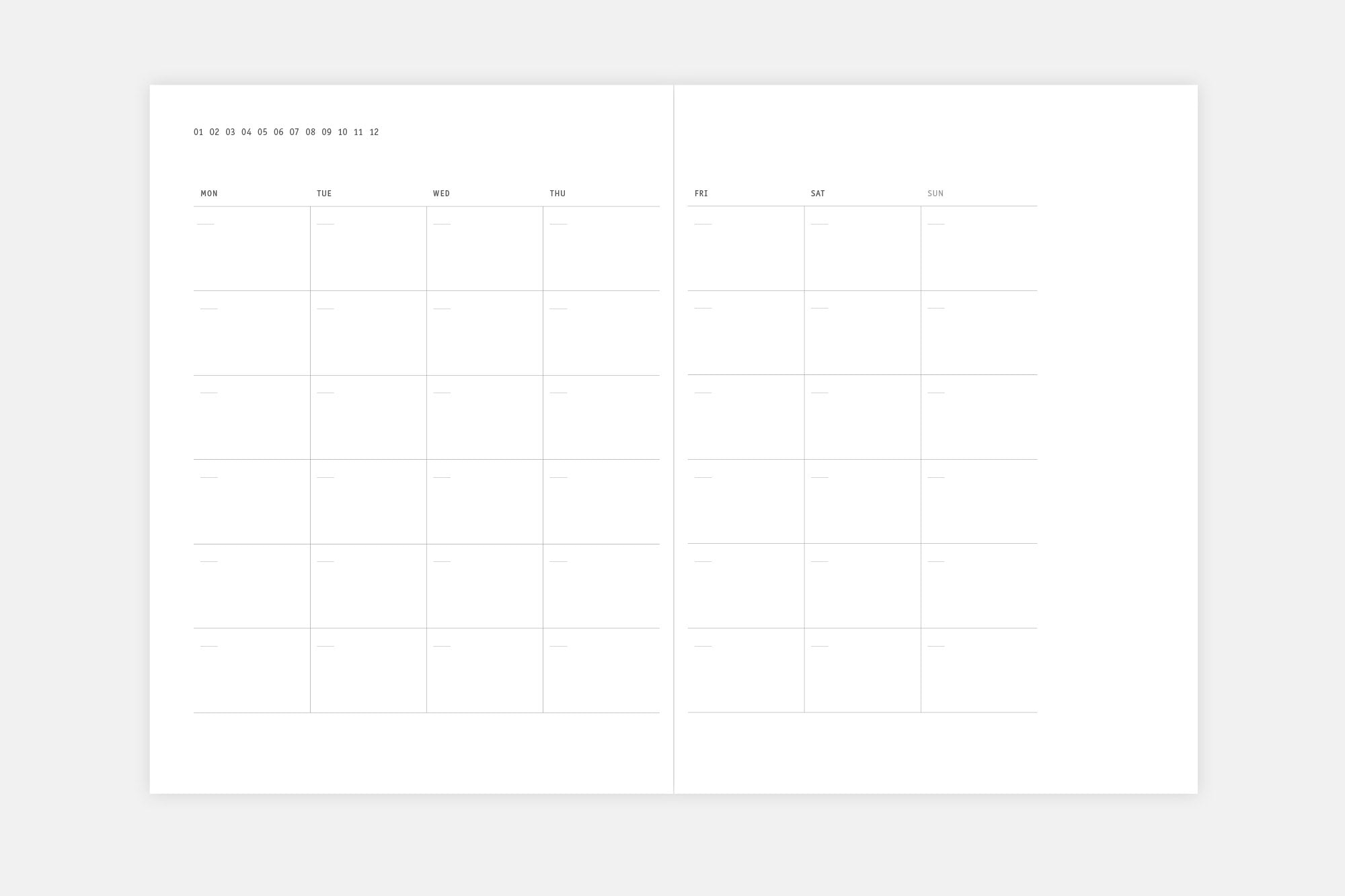 Planner KLASYK – czarny, Papierniczeni, design artykuły biurowe, domowe biuro