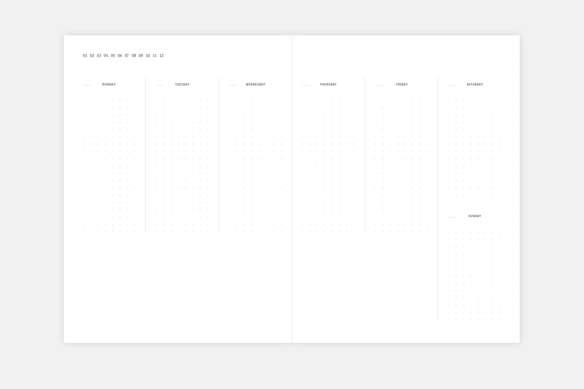 Planner KLASYK – czarny, Papierniczeni, design artykuły biurowe, domowe biuro