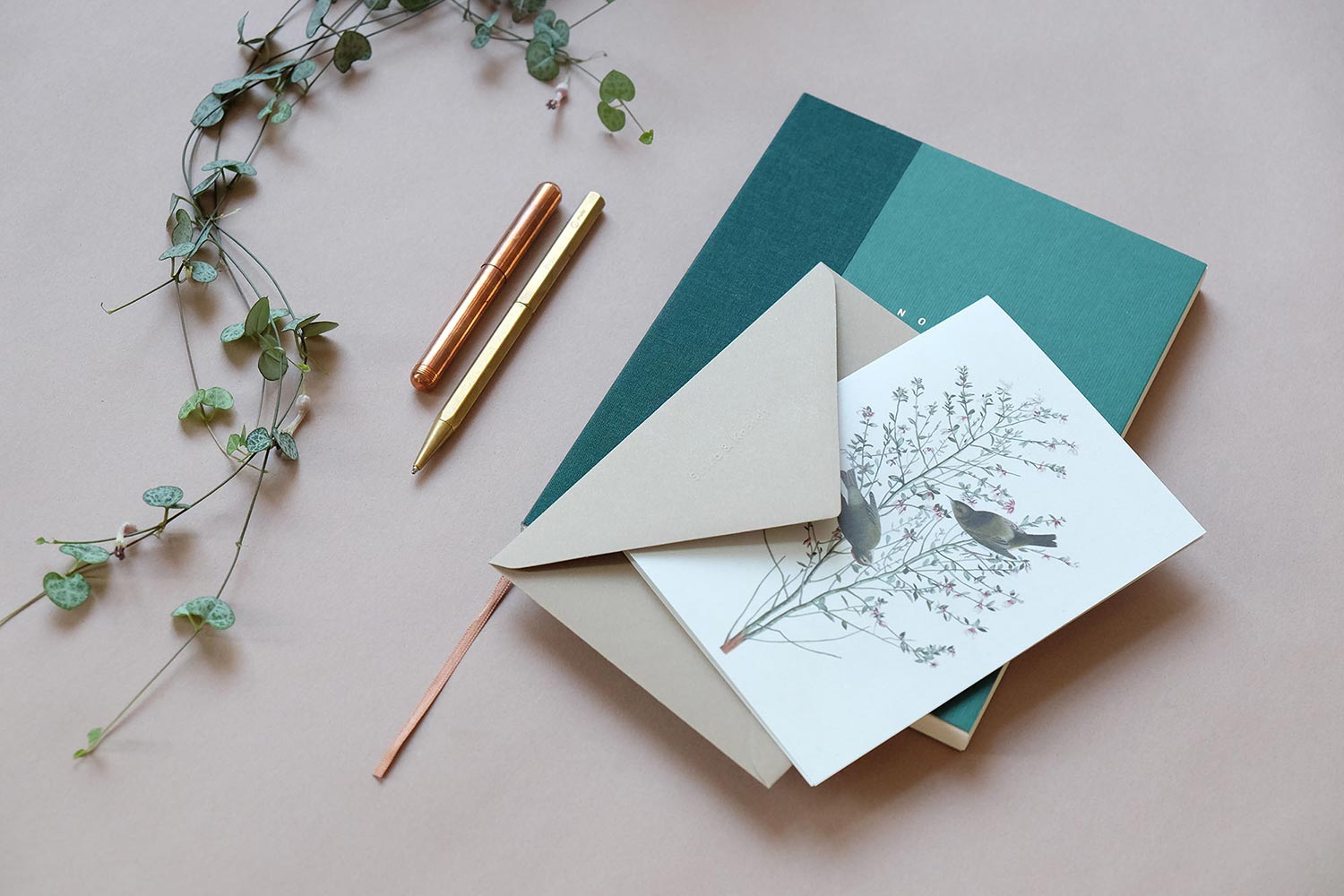 Miedziane pióro Liliput, Kaweco, design artykuły biurowe, domowe biuro
