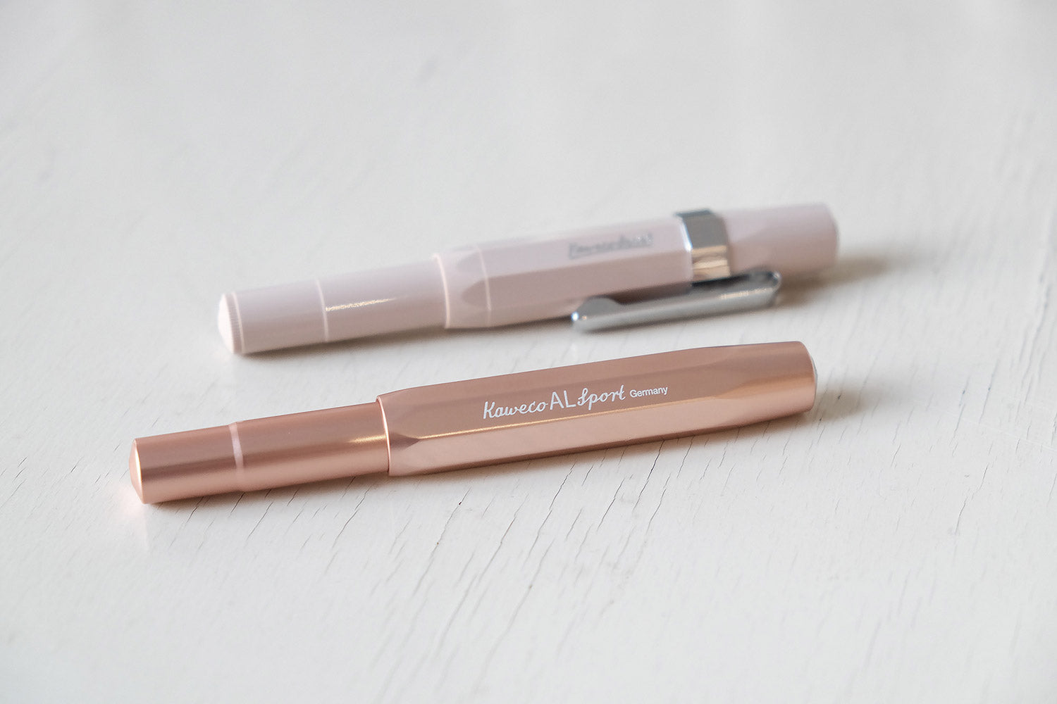 Aluminiowe pióro wieczne AL Sport Rose Gold, Kaweco, design sklep papierniczy, domowe biuro