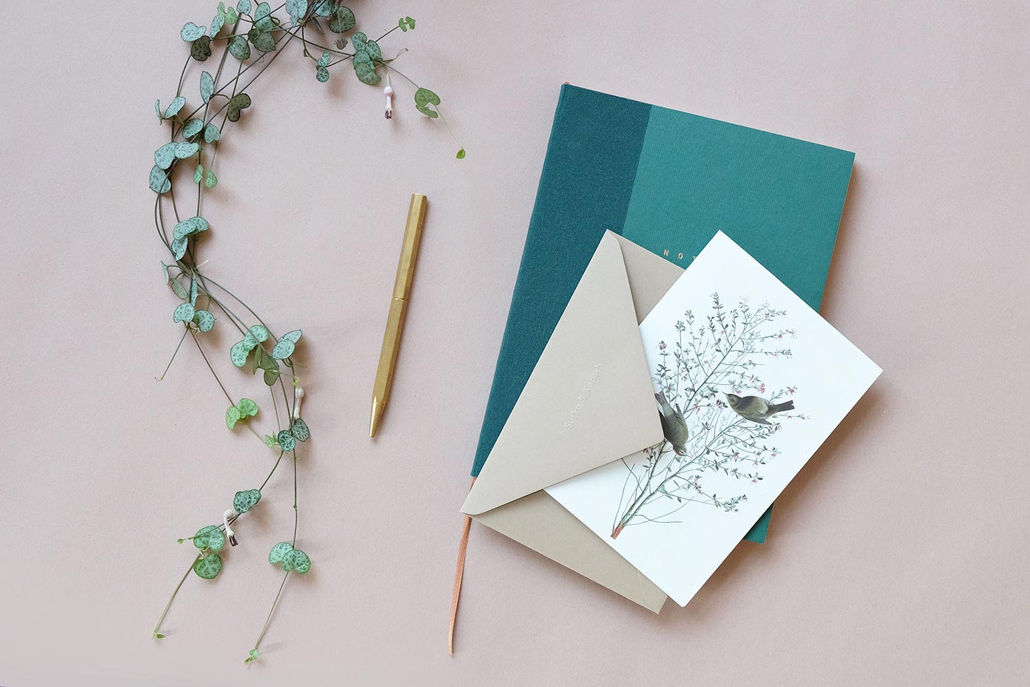 Mosiężny długopis, ystudio, design sklep papierniczy, domowe biuro