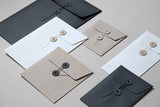 Eko koperty z guzikami C5, Papierniczeni, design artykuły biurowe, domowe biuro