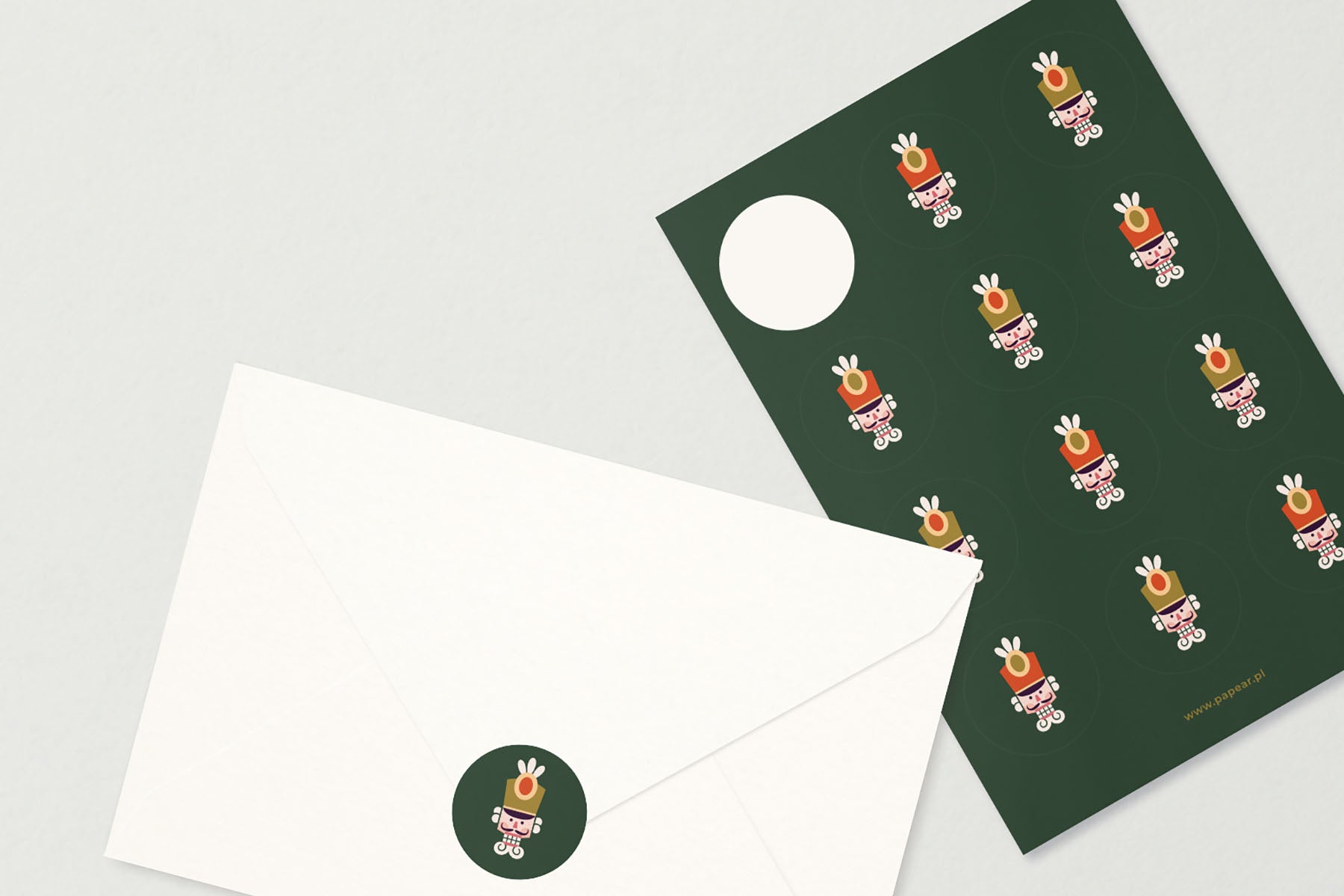 Papierowe naklejki, Papear, design artykuły biurowe, domowe biuro