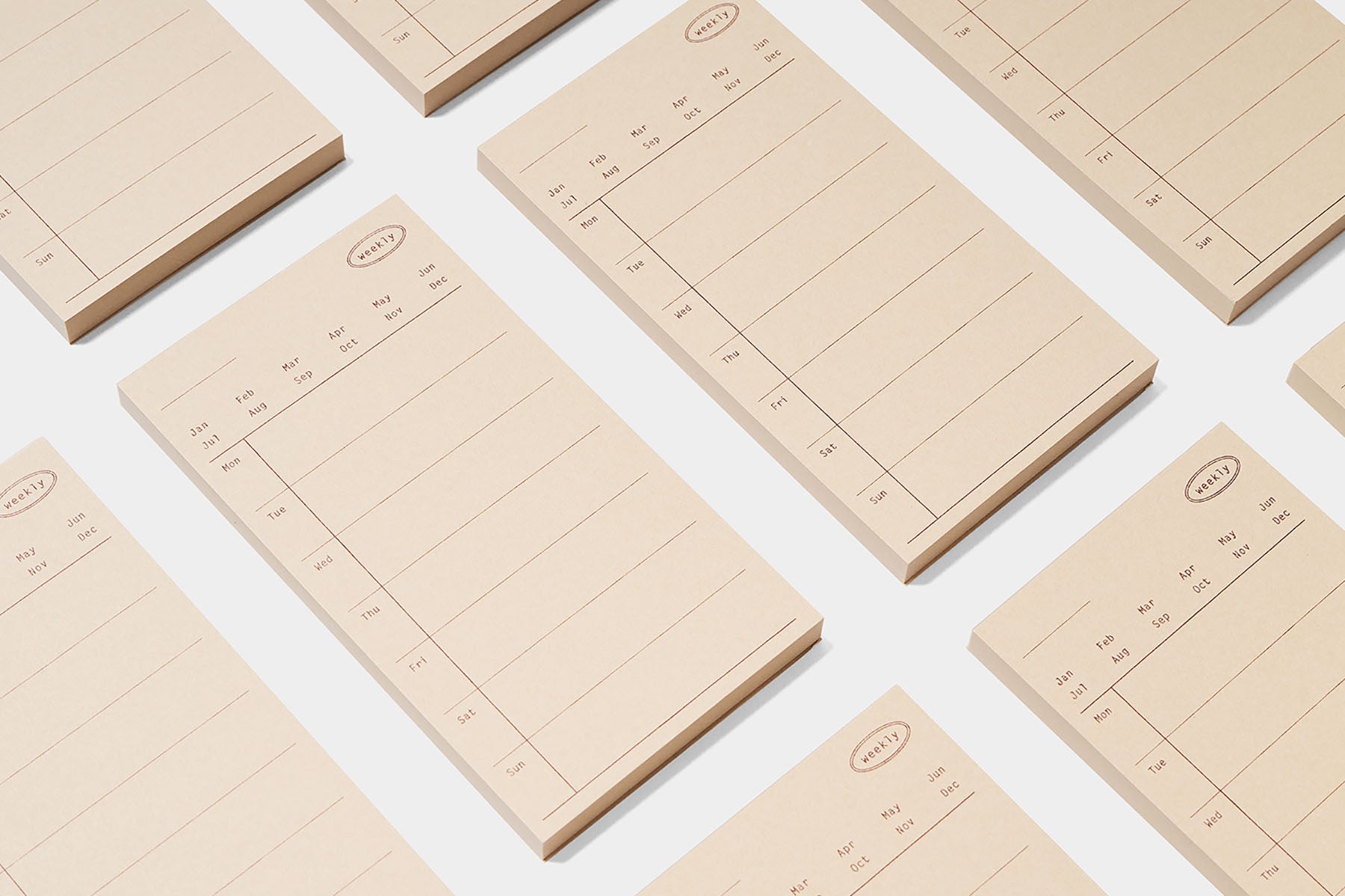 Memo pad weekly, Trolls Paper, domowe biuro, designerskie artykuły biurowe