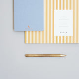 Mosiężny długopis, ystudio, design sklep papierniczy, domowe biuro