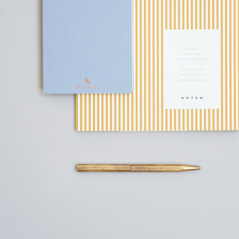 Mosiężny długopis, ystudio, design sklep papierniczy, domowe biuro