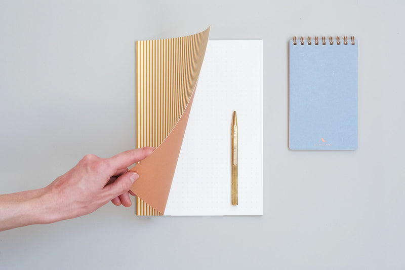 Notatnik Vita – ochra, Notem, papierniczy design