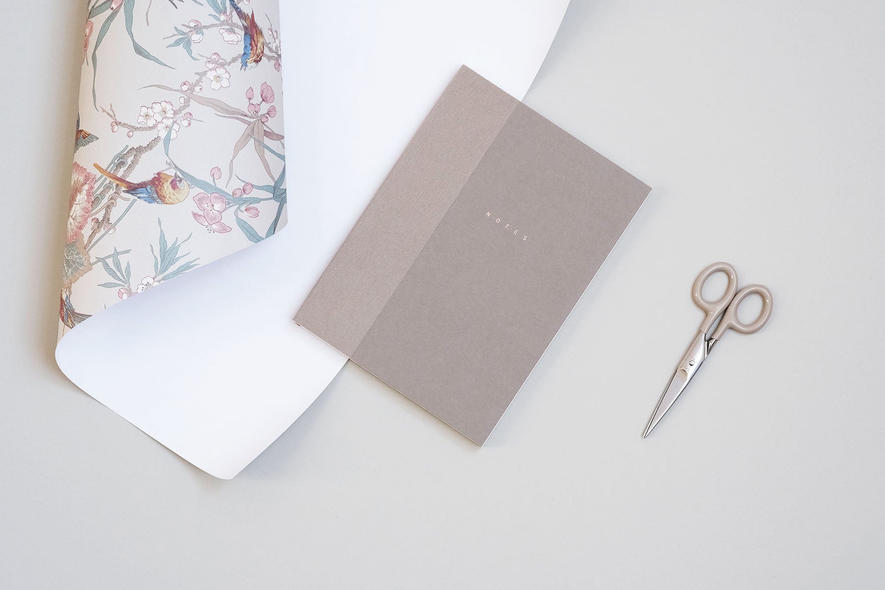 Stalowe nożyczki – beżowe, Penco, papierniczy design