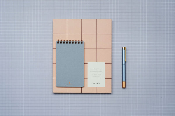 Find Pocket Note – błękitny, kunisawa, design sklep papierniczy, domowe biuro