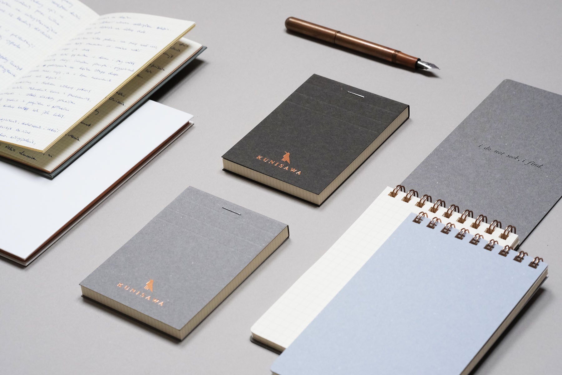 Find Memo Block – czarny, kunisawa, design sklep papierniczy, domowe biuro