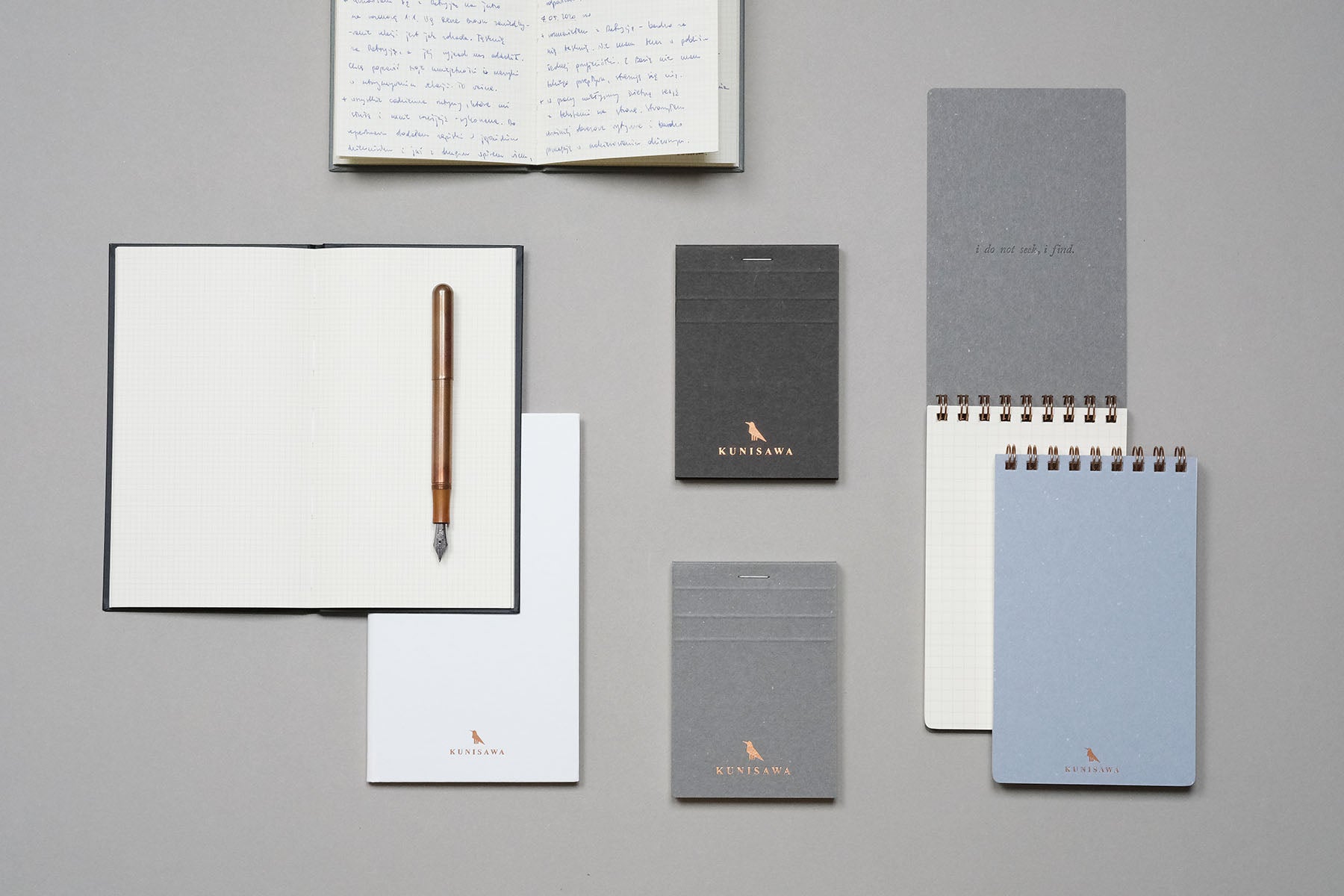 Find Memo Block – szary, kunisawa, design sklep papierniczy, domowe biuro
