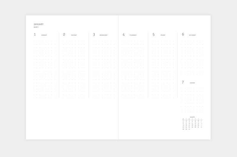 Kalendarz KLASYK MMXXIV – ocean, Papierniczeni, kalendarz 2024, papierniczy design