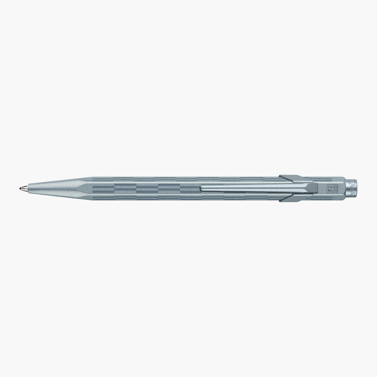 Aluminiowy długopis Caran dAche 849 Alpine Frost – niebieski, Caran d'Ache, papierniczy design
