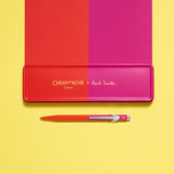 Aluminiowy długopis Caran dAche 849 Paul Smith – Warm Red & Melrose Pink, Caran d'Ache, papierniczy design