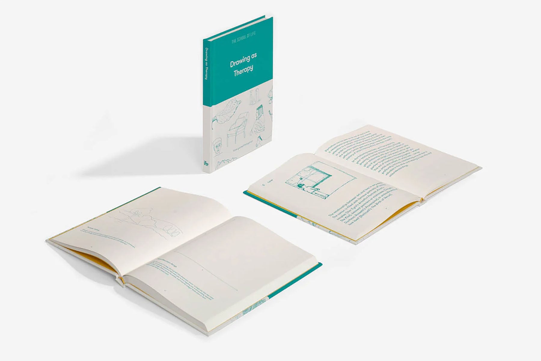 Drawing As Therapy, The School of Life, papierniczy design