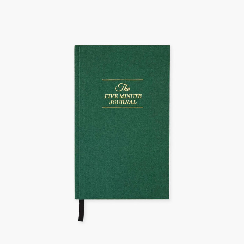 The Five Minute Journal – zielony, Intelligent Change, papierniczy design