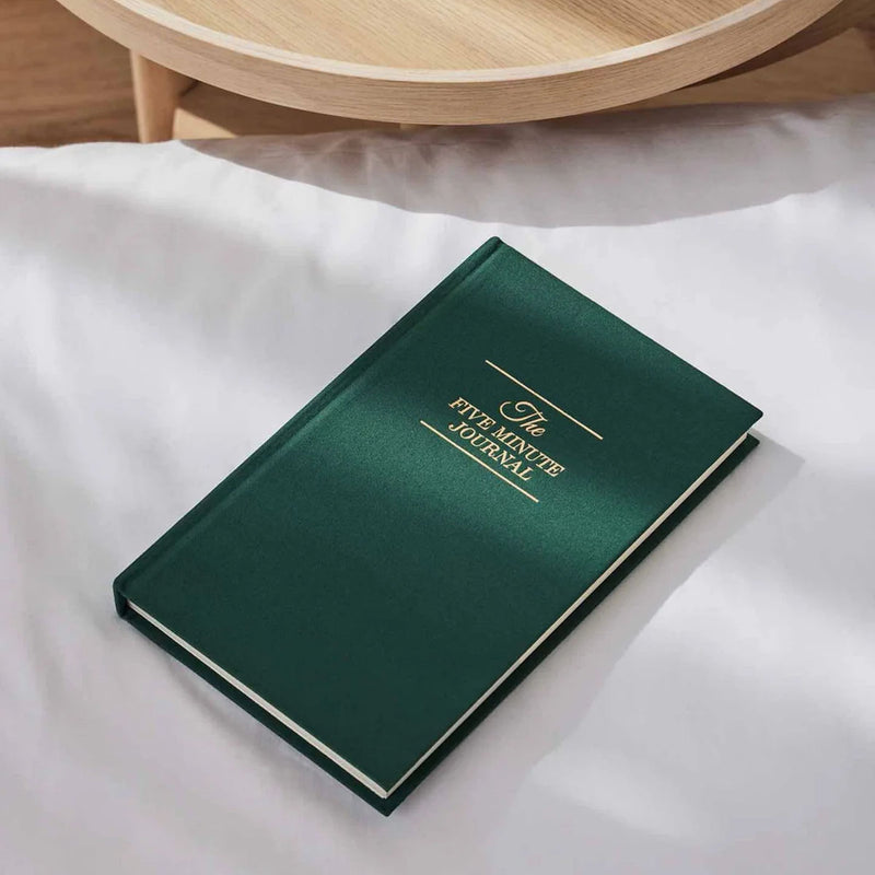 The Five Minute Journal – zielony, Intelligent Change, papierniczy design