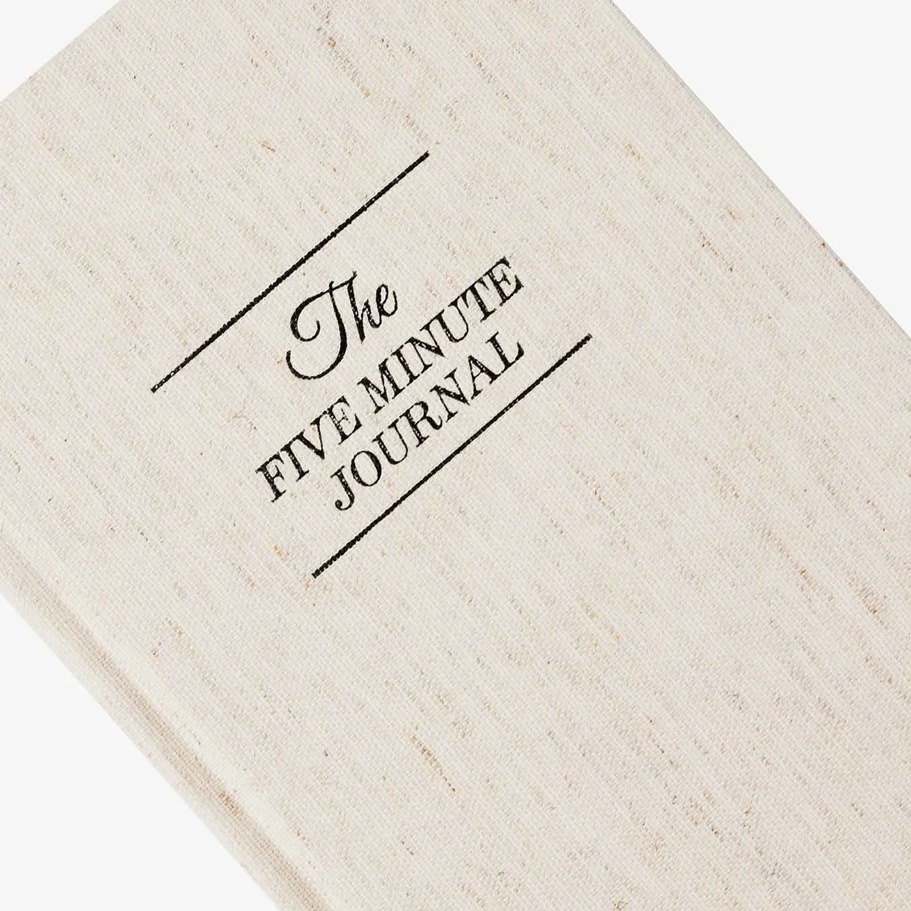 The Five Minute Journal - lniany, Intelligent Change, papierniczy design
