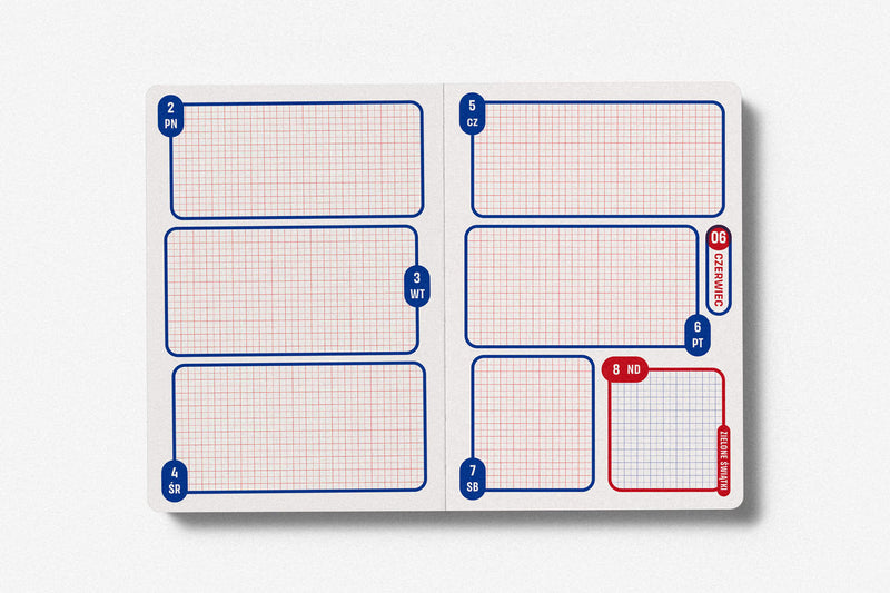 Pan Kalendarz 2025, Curated Paper, papierniczy design, Pan Kalendarz