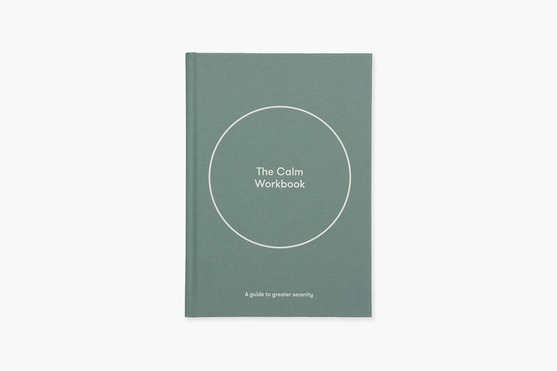 The Calm Workbook, The School of life, papierniczy design, notes rozwojowy