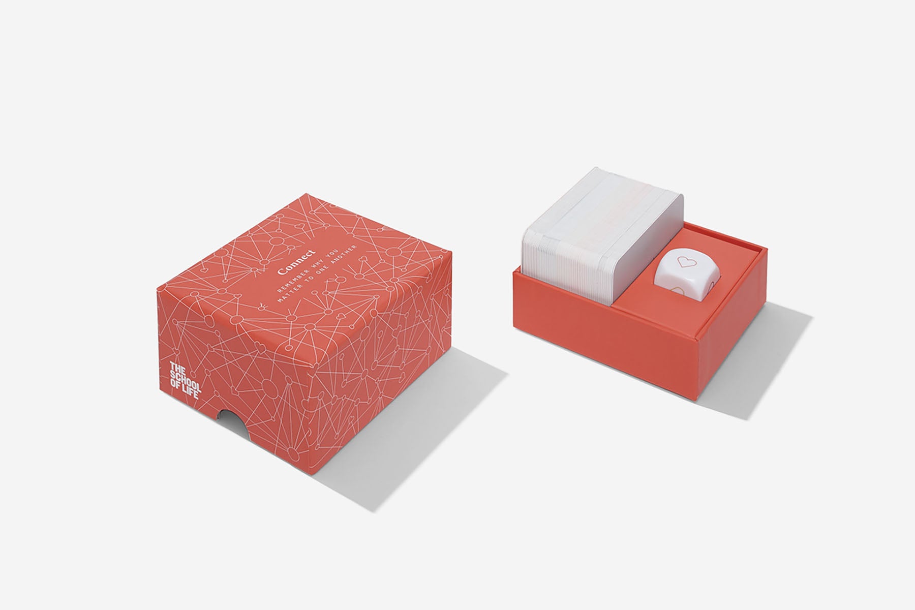 The Connect Game, The School of life, papierniczy design, gra rozwojowa