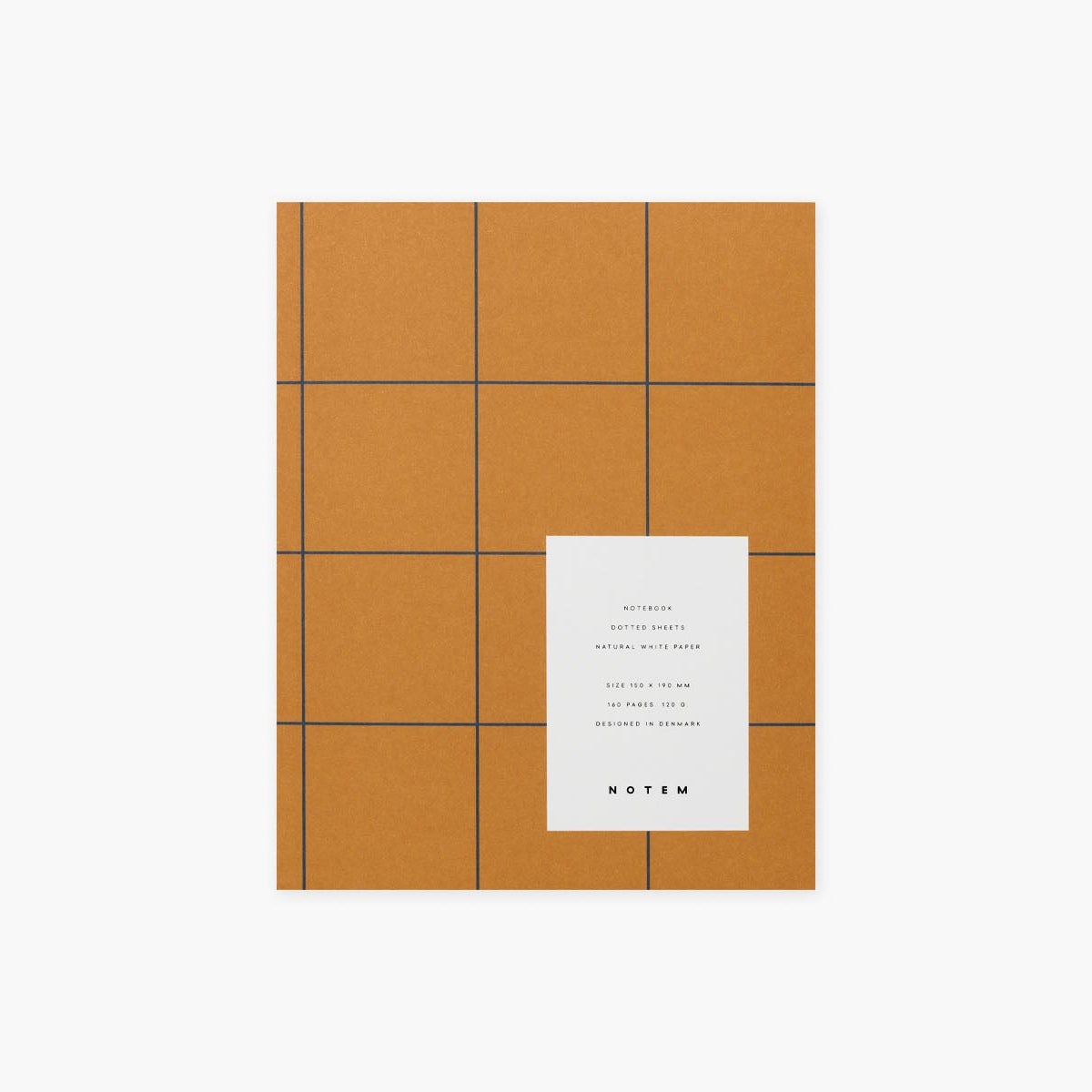 Notatnik Uma – ochra, Notem, papierniczy design