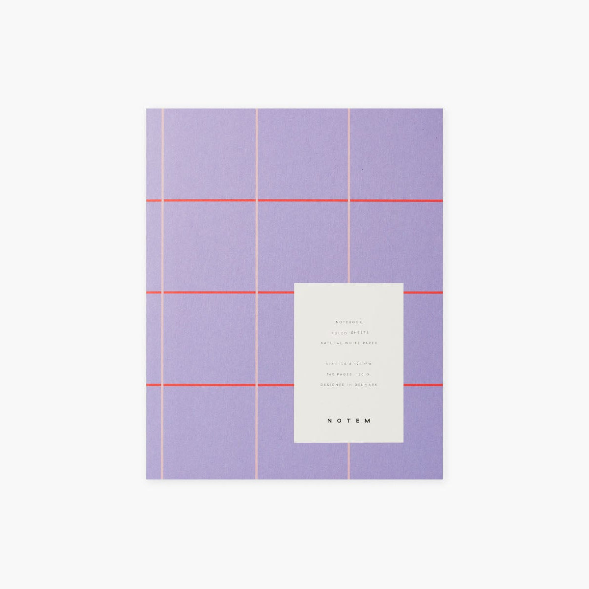 Notatnik Uma – fioletowy, Notem, papierniczy design