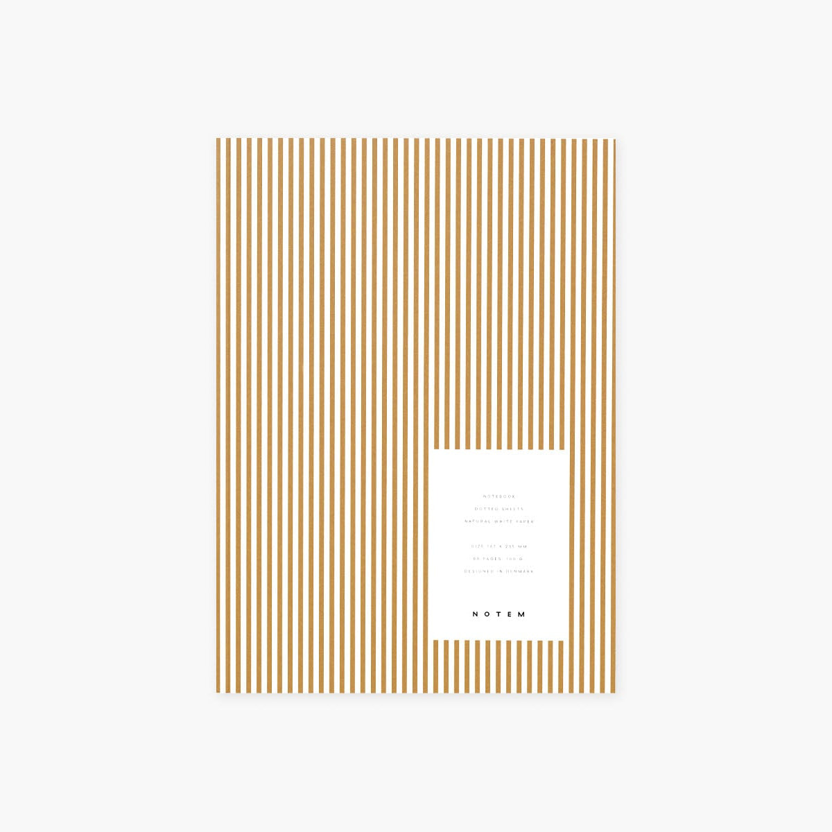 Notatnik Vita – ochra, Notem, papierniczy design