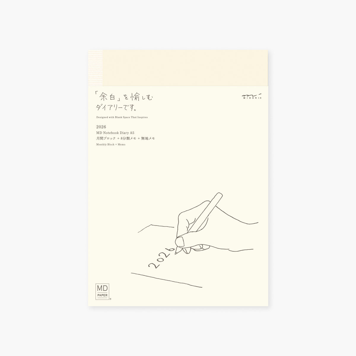 Kalendarz 2026 MD Paper – A5, Midori, MD Paper, papierniczy design