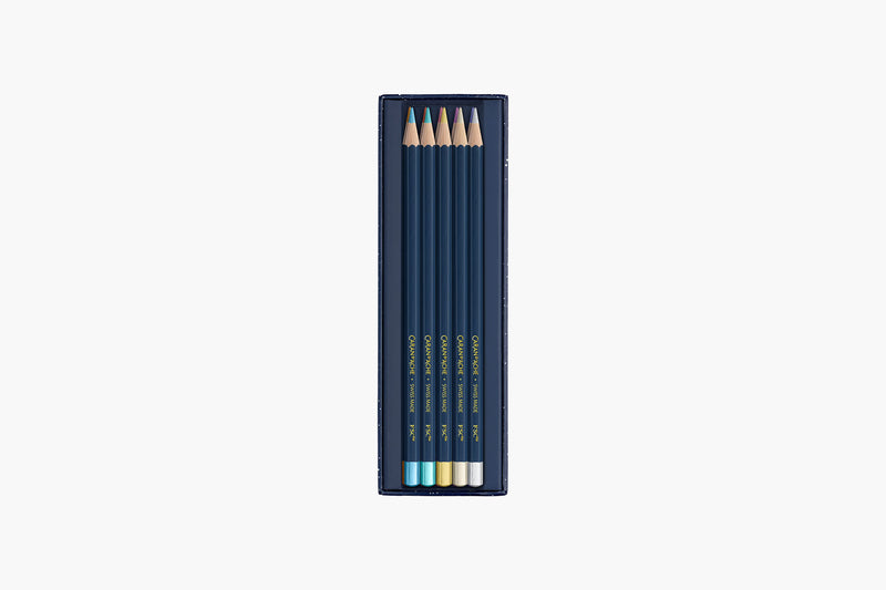 Kredki Cosmic Blue 10 szt., Caran d'Ache, papierniczy design Cosmic Blue