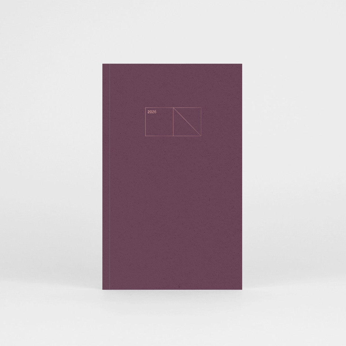 Kalendarz Copper 2026 w miękkiej oprawie – śliwka, Papierniczeni, papierniczy design