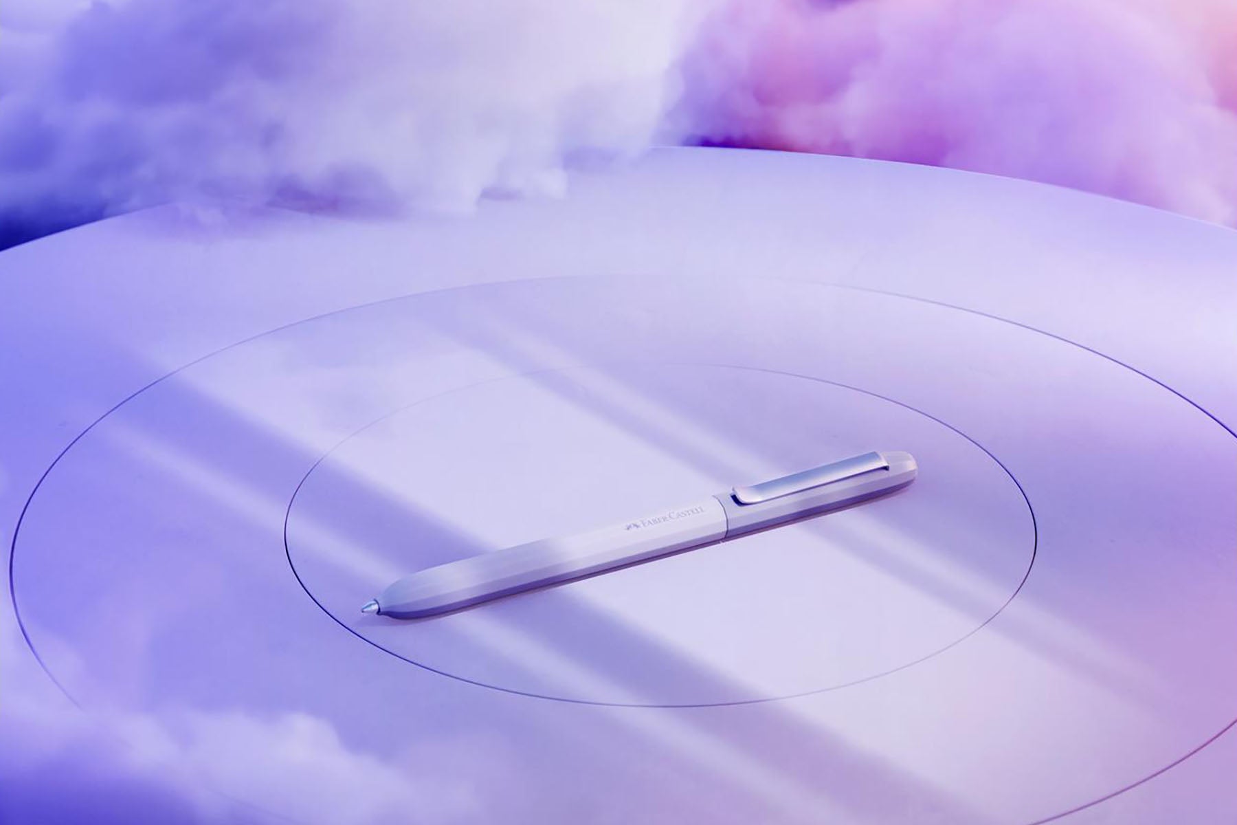 Długopis Avori lawendowy – Dream Weaver, Faber-Castell, papierniczy design