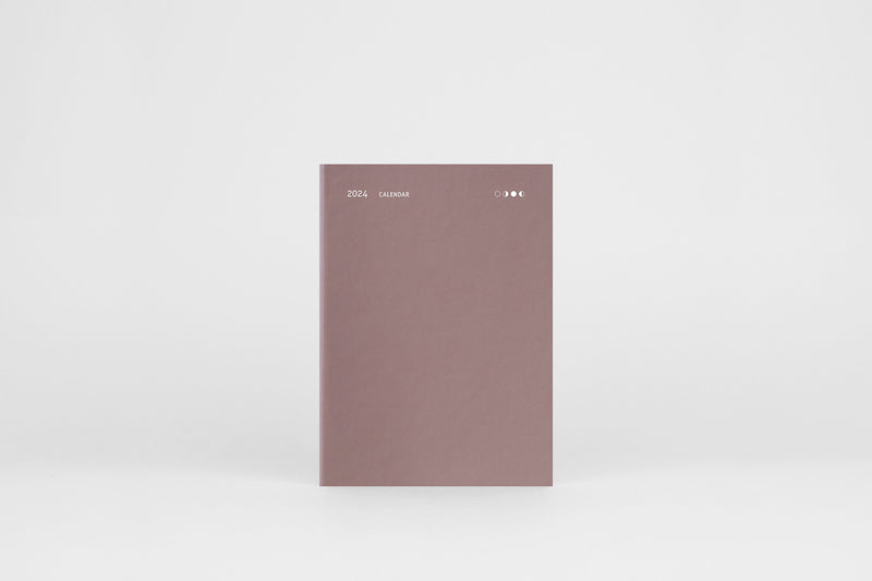 Kalendarz dzienny Everyday 2024 – róż antyczny, Papierniczeni, papierniczy design