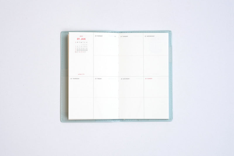 Kalendarz 2025 The Planner S – Indi Blue, ICONIC, papierniczy design