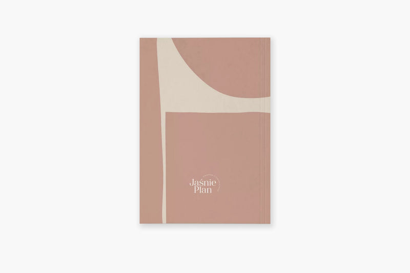 Notes w kropki – różowy, Jaśnie Plan, papierniczy design