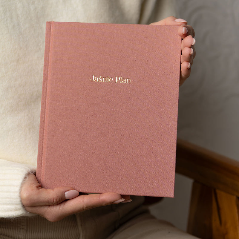 Jaśnie Plan – planner niedatowany – różowy