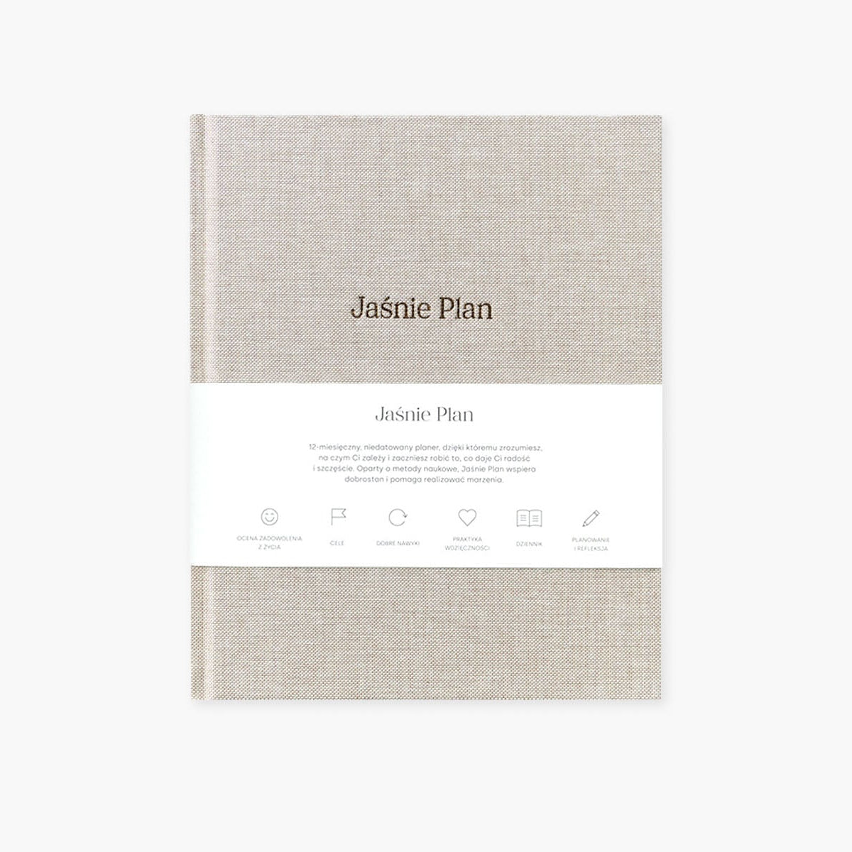 Jaśnie Plan – planner niedatowany, Jaśnie Plan, papierniczy design