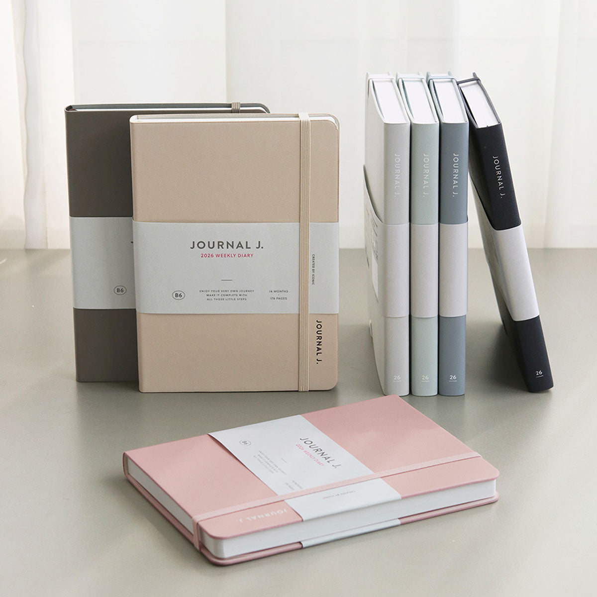 Kalendarz 2026 Journal J., ICONIC, papierniczy design