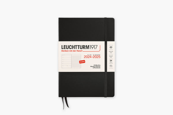 Kalendarz akademicki Leuchtturm1917 na 18 miesięcy (2024/2025) – Black, Leuchtturm1917, papierniczy design
