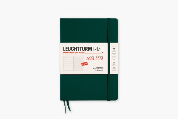 Kalendarz akademicki Leuchtturm1917 na 18 miesięcy (2024/2025) – Dark Green, Leuchtturm1917, papierniczy design
