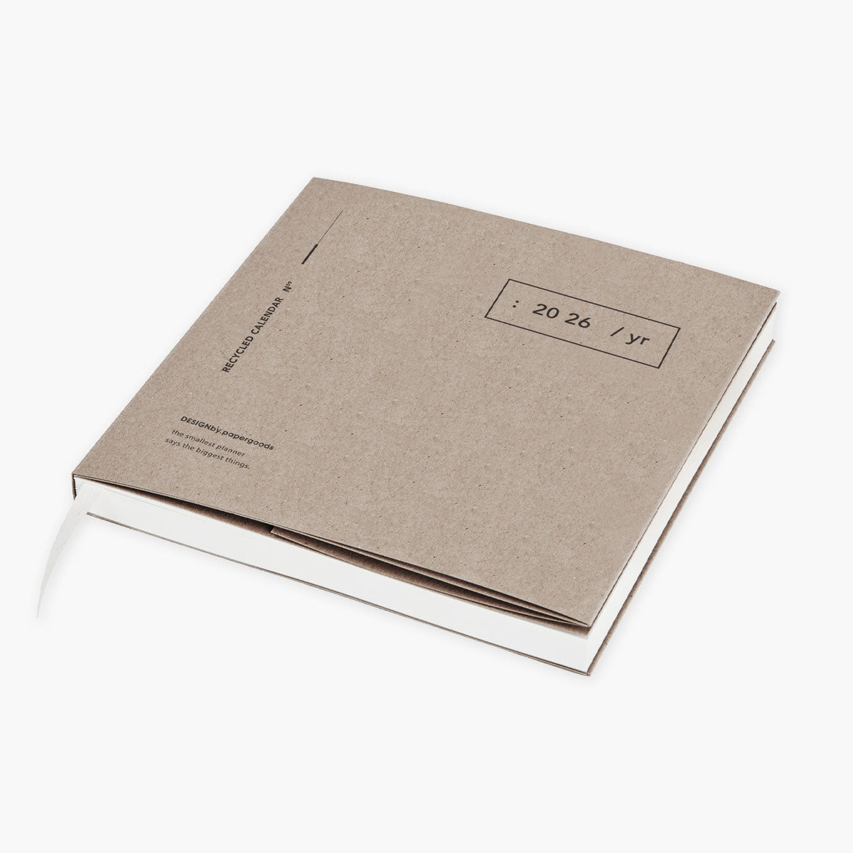 Kalendarz Recycled Calendar 2026 - eco, Design by Paper Goods, papierniczy design