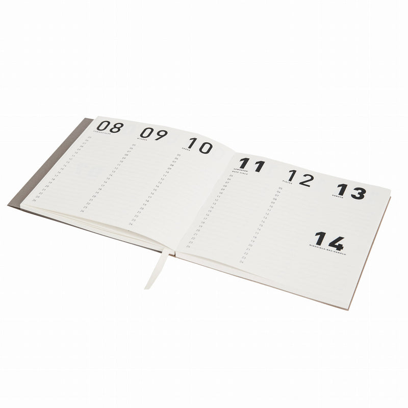 Kalendarz 2025 Recycled Calendar – szary, Design by Paper Goods, papierniczy design