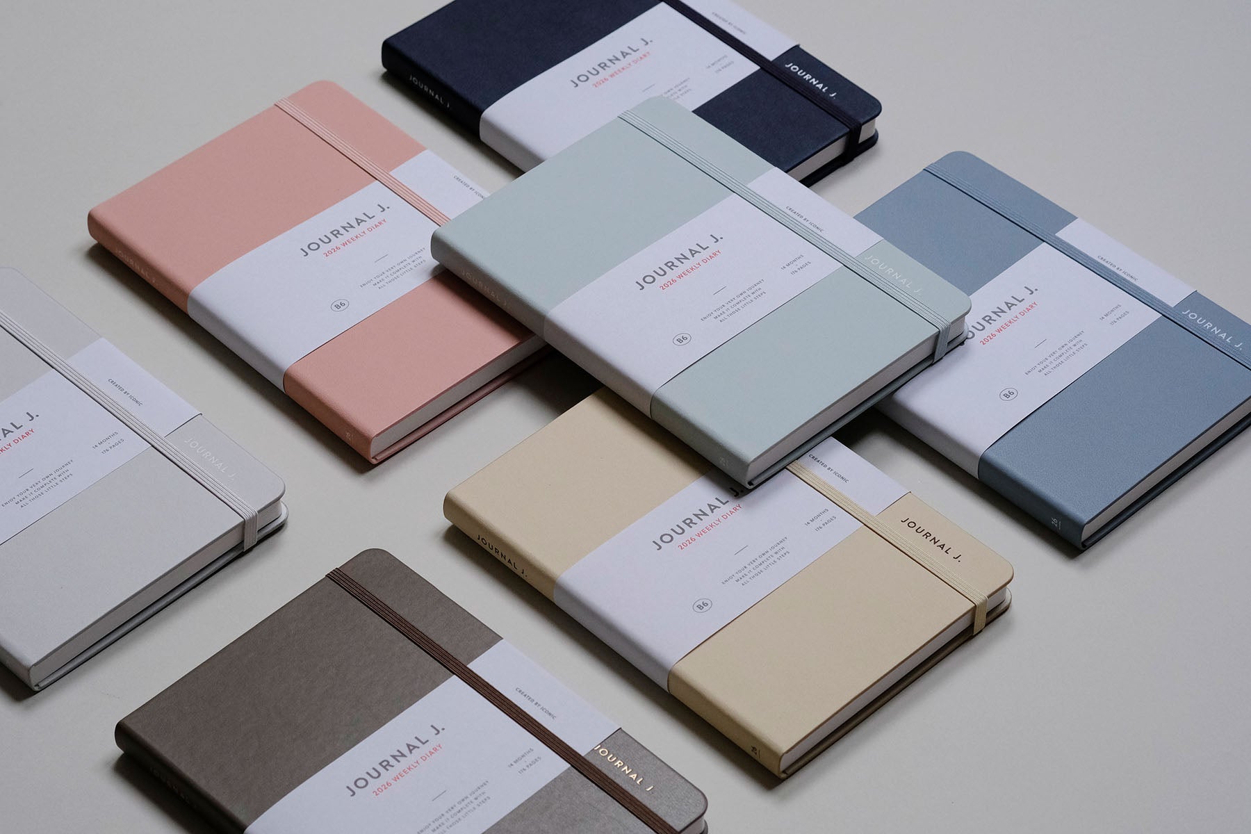 Kalendarz 2026 Journal J., ICONIC, papierniczy design