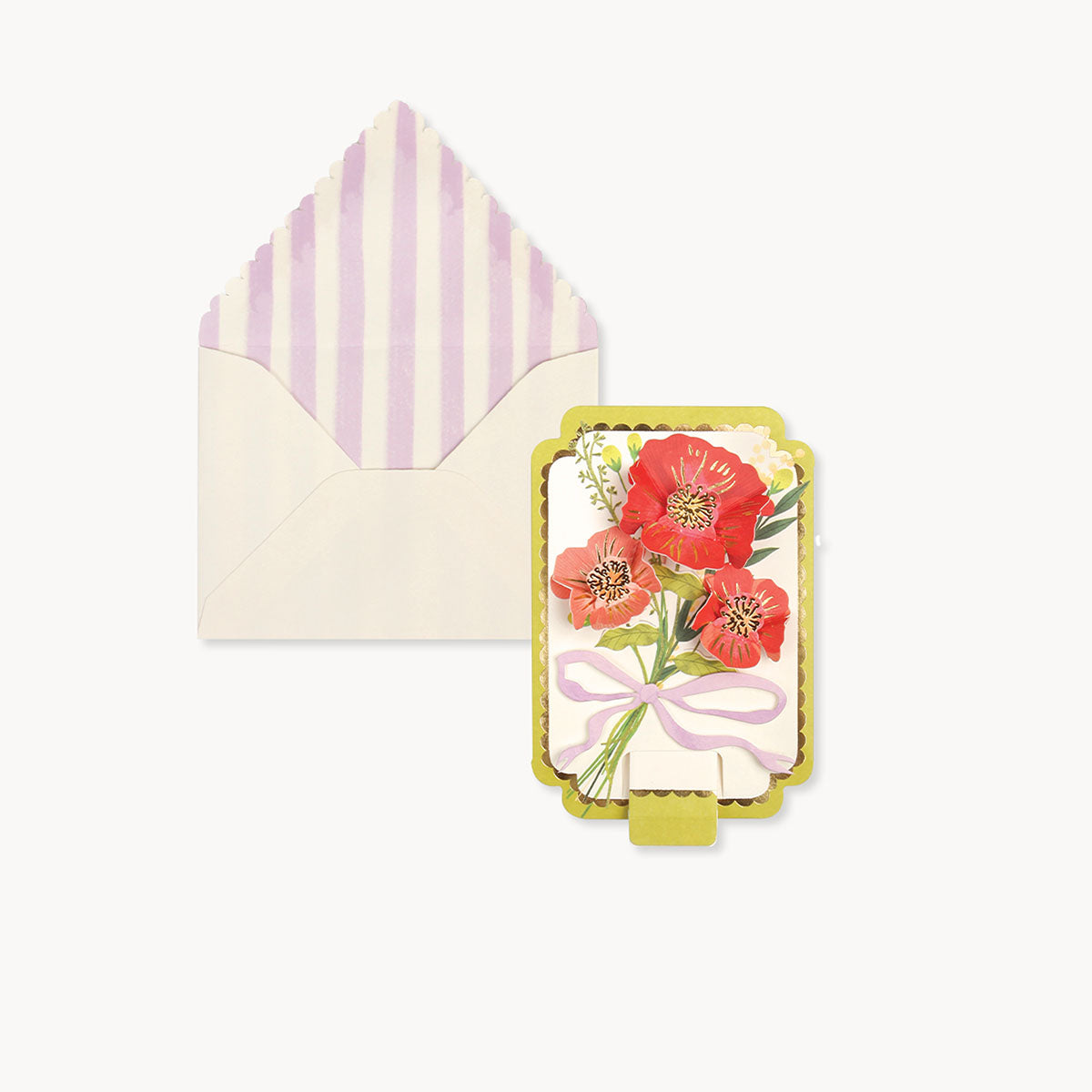 Kartka pop-up – polny bukiet, UWP Luxe, papierniczy design