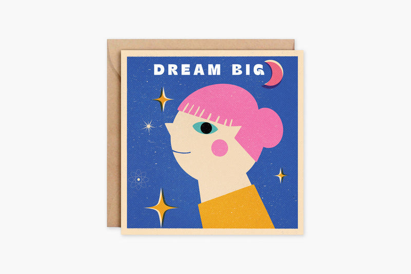 Kartka – dream big, MUKI Design, papierniczy design