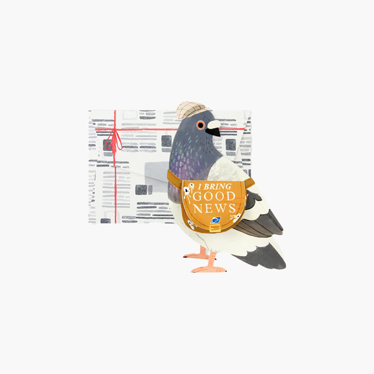 Kartka pop-up – gołąb, UWP Luxe, papierniczy design